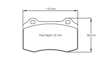 Pagid Racing Brake Pads No. 1408 - Competition Motorsport